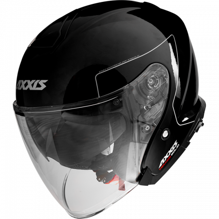 Otevřená helma AXXIS MIRAGE SV ABS solid lesklá černá S pro APRILIA Shiver 750