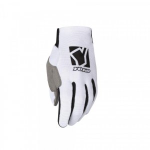 Motokrosové rukavice YOKO SCRAMBLE bílá / černá XL (10)