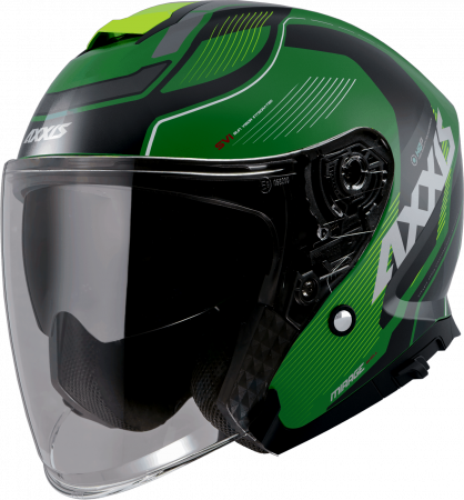 Otevřená helma AXXIS MIRAGE SV ABS village c6 matná zelená M pro APRILIA Shiver 750