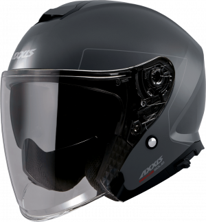 Otevřená helma AXXIS MIRAGE SV ABS solid šedá matná XL