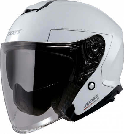 Otevřená helma AXXIS MIRAGE SV ABS solid bílá lesklá XL pro APRILIA Shiver 750