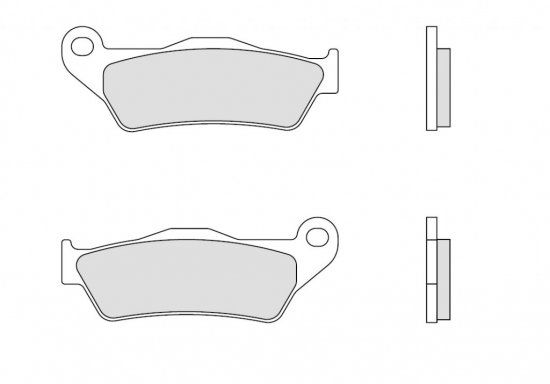 Brzdové destičky BREMBO 07001 Brzdové destičky pro skútry CC