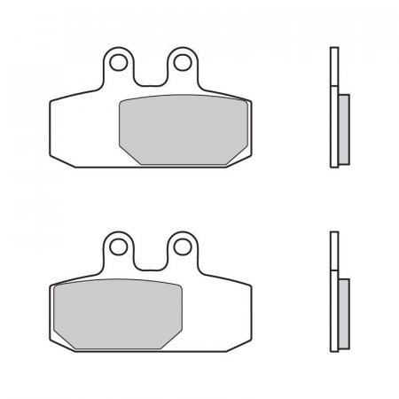 Brzdové destičky BREMBO 07057 Brzdové destičky pro skútry CC