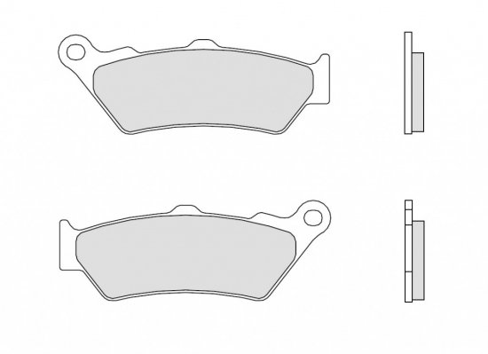 Brzdové destičky BREMBO pro HONDA NT 650 V Deauville (1998-1999)