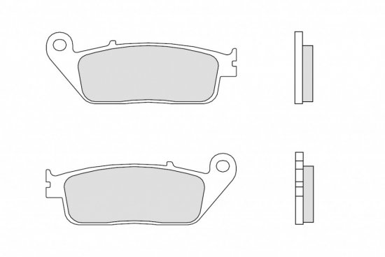 Brzdové destičky BREMBO 07HO31SP