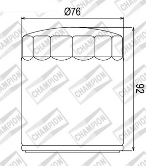 Olejový filtr CHAMPION COF071C