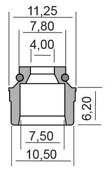 Gufero RMS valve stem