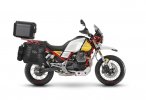 Kompletní sada bočních adventure brašen SHAD TERRA TR40 a hliníkového 55L vrchního kufru, včetně mon SHAD MOTO GUZZI V85TT