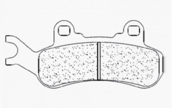 Brzdové destičky CL BRAKES 1260 ATV1