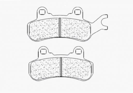 Brzdové destičky CL BRAKES 1263 ATV1