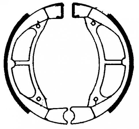 Brzdové čelisti FERODO 225129064