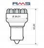 Žárovka RMS 246510510 12V 12 Led, BA15S S25 modrá