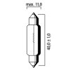 Žárovka RMS 246510626 FLOSSER 6V 10W t 11x40