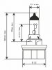 Žárovka RMS 246510745 12V 35/30W, HS5 bílá