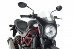 Plexi štít PUIG 3169W SEMI-FAIRING matná černá průhledný