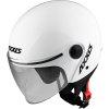 Otevřená helma AXXIS SQUARE solid perleťově bílá lesklá S