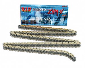ZVM-X série X-Kroužkový řetěz D.I.D Chain 530ZVM-X2 112 L Zlatá/Zlatá
