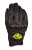 Krátké kožené rukavice YOKO BULSA černý / žlutý S (7)