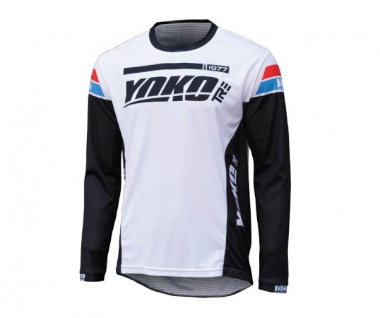 Motokrosový dres YOKO TRE bílá/černá L pro VOGE 300 AC