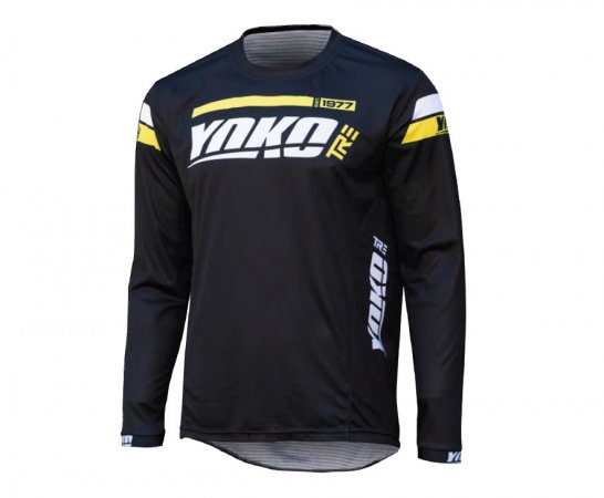 Motokrosový dres YOKO TRE černá/žlutá S pro VOGE 300 AC
