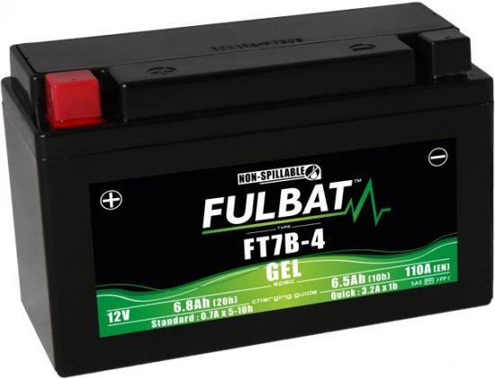 Gelová baterie FULBAT FT7B-4 SLA (YT7B-4 SLA)