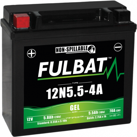 Gelová baterie FULBAT 12N5.5-4A GEL