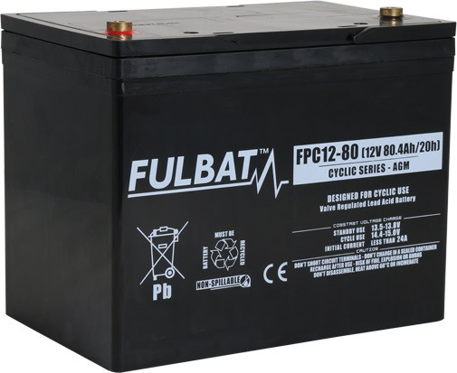 Baterie AGM FULBAT FPC12-80 (T6)