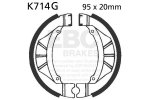 Sada brzdových čelistí EBC K714G drážkovaný