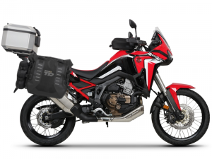 Kompletní sada bočních adventure brašen SHAD TERRA TR40 a hliníkového 48L topcase, včetně montážní s SHAD HONDA CRF 1100 Africa Twin