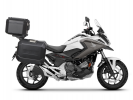 Kompletní sada černých hliníkových kufrů SHAD TERRA BLACK , 48L topcase 47L/47L boční kufry, včetně SHAD HONDA NC 750 X