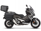 Kompletní sada černých hliníkových kufrů SHAD TERRA BLACK , 48L topcase 36L/36L boční kufry, včetně SHAD HONDA X-ADV 750