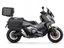 Kompletní sada černých hliníkových kufrů SHAD TERRA BLACK , 48L topcase 36L/36L boční kufry, včetně SHAD HONDA X-ADV 750