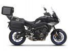 Kompletní sada černých hliníkových kufrů SHAD TERRA BLACK , 48L topcase   36L/47L boční kufry, včetn SHAD YAMAHA MT-09 Tracer / Tracer 900