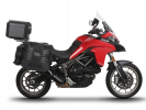 Kompletní sada bočních adventure brašen SHAD TERRA TR40 a  černého hliníkového 48L topcase, včetně m SHAD DUCATI MULTISTRADA 950 / 1200 / 1260