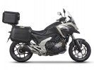 Kompletní sada černých hliníkových kufrů SHAD TERRA BLACK , 48L topcase 36L/36L boční kufry, včetně SHAD HONDA NC 750 X 2021-