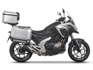 Kompletní sada hliníkových kufrů SHAD TERRA, 48L topcase 47L/47L boční kufry, včetně montážní sady a SHAD HONDA NC 750 X 2021-