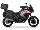 Kompletní sada bočních adventure brašen SHAD TERRA TR40 a  černého hliníkového 55L topcase, včetně m SHAD KTM Super Adventure 1290 (R, S)