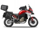 Kompletní sada bočních adventure brašen SHAD TERRA TR40 a  černého hliníkového 48L topcase, včetně m SHAD Ducati Multistrada 1200 V4