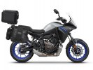 Kompletní sada bočních adventure brašen SHAD TERRA TR40 a  černého hliníkového 48L topcase, včetně m SHAD YAMAHA MT-07 Tracer / Tracer 700