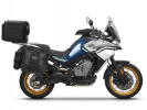 Kompletní sada bočních adventure brašen SHAD TERRA TR40 a  černého hliníkového 48L topcase, včetně m SHAD CF Moto 800MT