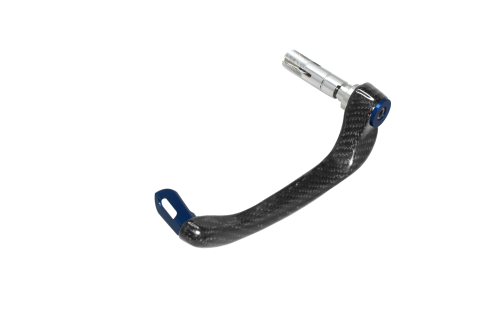 Lever guard ACCOSSATO with blue eyelet and insert left, carbon