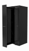 Skříň se 3 vertikálními zásuvkami posuvným vysouváním s dvojitými mřížkami na nářadí LV8 černý