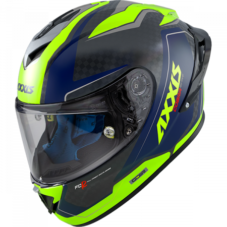 Integrální helma AXXIS COBRA rage a3 lesklá fluor žlutá XS