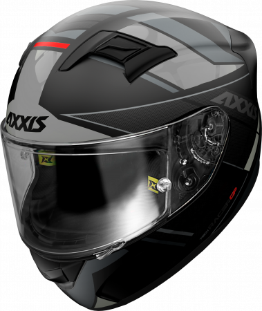 Integrální helma AXXIS GP RACER SV FIBER TECH matná šedá S pro YAMAHA WR 125 R