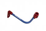 Lever guard ACCOSSATO with blue hose and joint left, aluminium