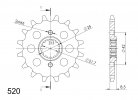 Řetězové kolečko SUPERSPROX CST-516:14 14 zubů, 520