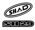 Samolepky SHAD červená pro SH29