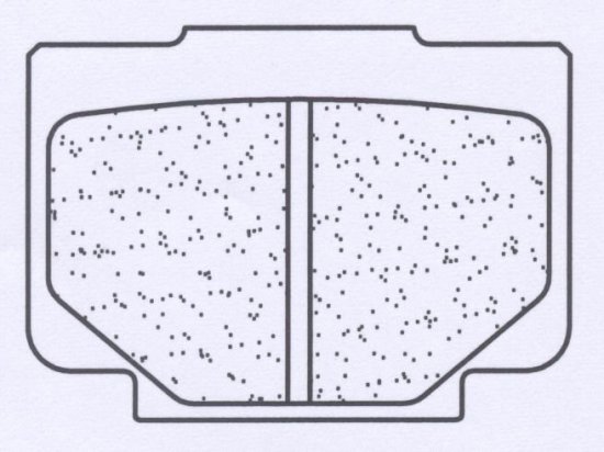 Brzdové destičky CL BRAKES 2984 RX3