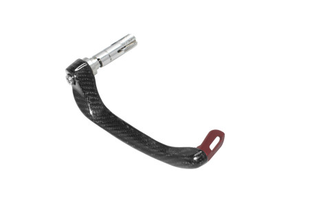 Lever guard ACCOSSATO with red eyelet and insert right, carbon