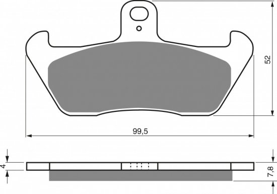 Brzdové destičky GOLDFREN 089 AD  OFF-ROAD FRONT